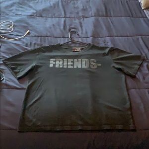 Vlone FRIENDS-, black shirt /soft cotton